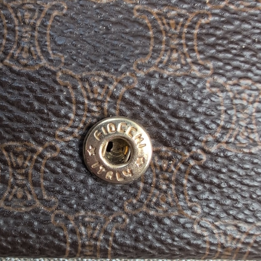 Vintage Celine Macadam Triangular Brown Leather Coin Purse - Picture 9 of 10